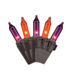 100 M5 Incandescent Halloween Mini String Light Set - 6 Inch Spacing