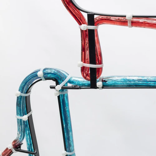 LED Rope Light Christmas Santa Train Motif - Lighted Silhouette - Multi-Color - 132 Inch - Image 10