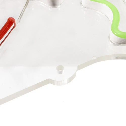 LED Neon Rope Light Merry Christmas Motif - Lighted Silhouette - Red And Green - 33 Inch - Image 4