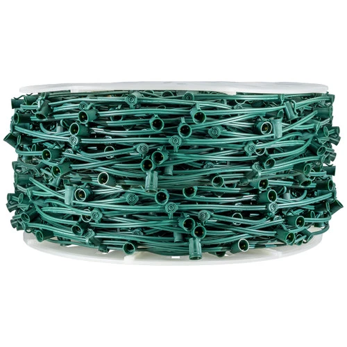 1000 Foot C7 SPT2 10 Amp String Light Spool - 12 Inch Spacing