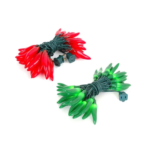 14 Foot Chili Pepper String Lights