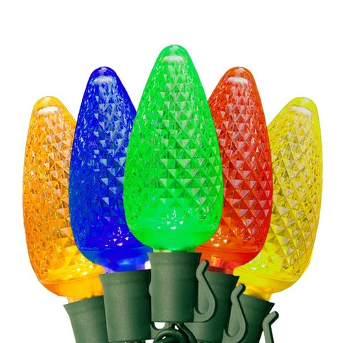 25 C9 LED String Lights - 8 Inch Spacing