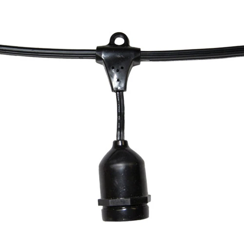 50 Foot Hanging Mount Bistro Deck Patio Light Set - Image 2