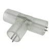 Crown 2 Wire 1/2 Inch Rope Light T-Connector (5 Pack)