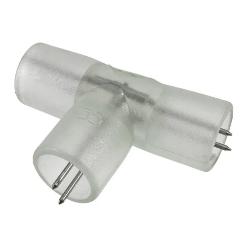 Crown 2 Wire 1/2 Inch Rope Light T-Connector (5 Pack)
