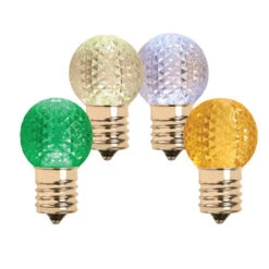 G30 LED Christmas Globe Light Bulbs (25 Pack)
