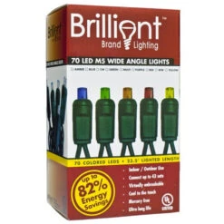 Brilliant 70 M5 Wide Angle LED String Light Set - 4 Inch Spacing