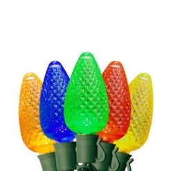 25 C7 LED String Lights - 8 Inch Spacing