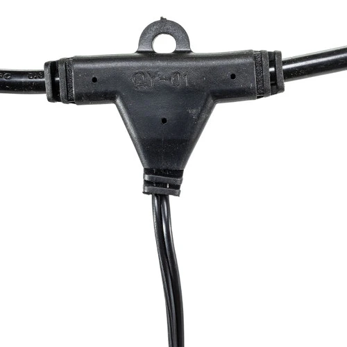 50 Foot Hanging Mount LED Bistro Deck Patio Light Set - Warm White - Image 10