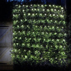 96 LED 4.9 Foot X 4.9 Foot Cool White LED Net Light Set - Mesh Lights