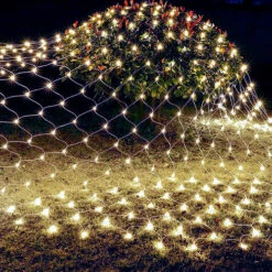 96 LED 4.9 Foot X 4.9 Foot Warm White LED Net Light Set - Mesh Lights
