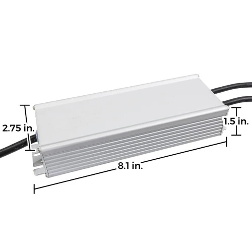 66 Volt RGB Color Changing Chasing LED PLC Rope Light Power Supply - 2.27 Amp - 150 Watt - Weatherproof - Image 4