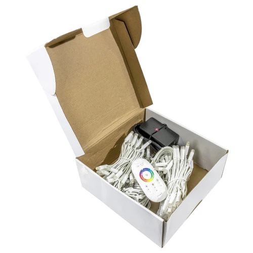 120 LED 9.75 Foot RGB Color Changing Chasing PLC LED Icicle Lights - Bundle - Image 8