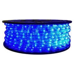 Blue Pro Series LED Rope Light With Colored Tubing - 120 Volt - 148 Feet