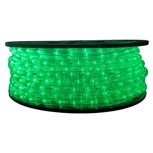 Green Pro Series LED Rope Light With Colored Tubing - 120 Volt - 148 Feet