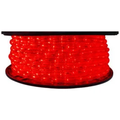 Red Pro Series LED Rope Light With Colored Tubing - 120 Volt - 148 Feet