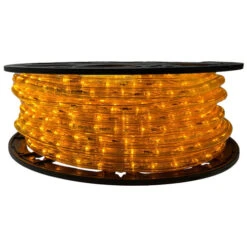 Yellow Pro Series LED Rope Light With Colored Tubing - 120 Volt - 148 Feet