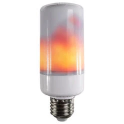 LED Animated Flicker Flame Effect Light Bulb - Realistic Burning Fire - Torch Light