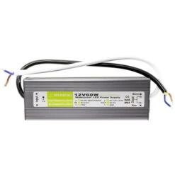 12 Volt LED Strip Light Power Supply (SMD-3528) - 5 Amp - 60 Watt - Weatherproof