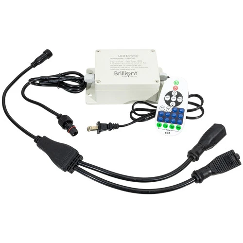 Outdoor Multi-Function Standard Duplex Plug Controller - Dimmer/Fader/Flasher - 120 Volt