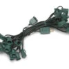 50 Foot C7 SPT2 10 Amp Green String Light - 12 Inch Spacing