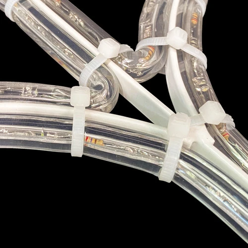 LED Rope Light Snowflake Motif - Lighted Silhouette - Cool White And Blue - 32.5 Inch - Image 5